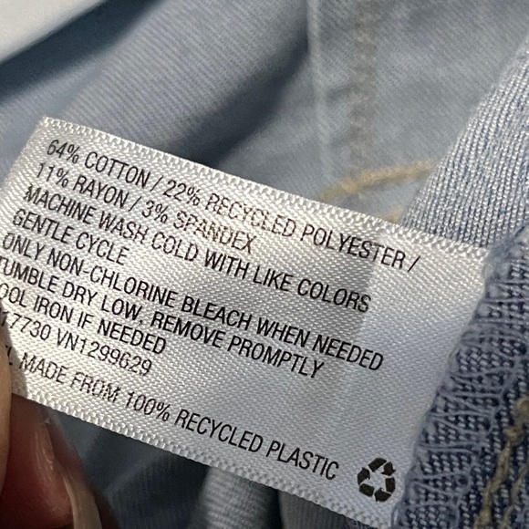 Knox Rose Jeans Womens 8 Blue High Waist Flare Leg Jeans 70s Chic Boho Denim - Picture 9 of 12